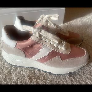 ADORABLE pink/gray/cream sneakers